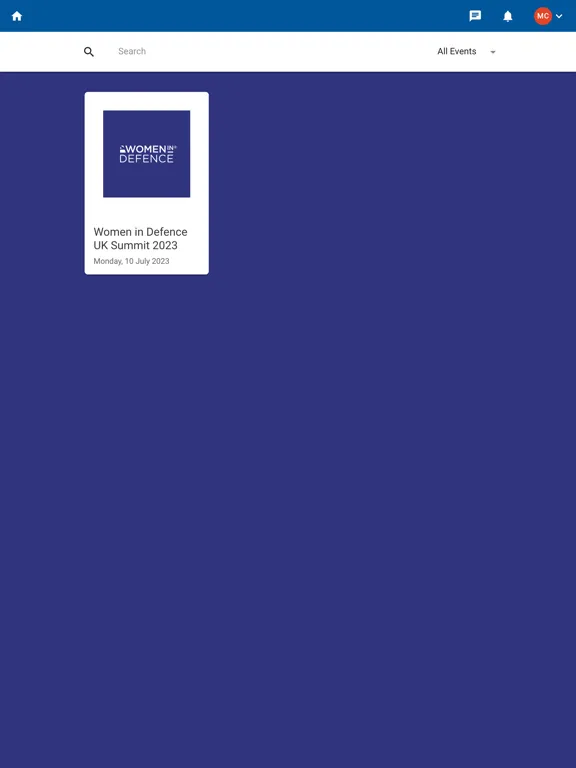 Women in Defence UK Events iPad 应用截图