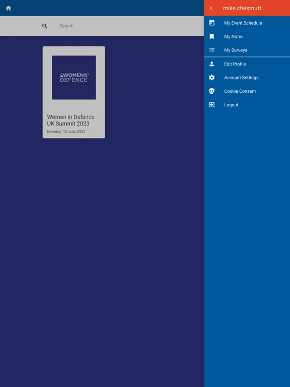 Women in Defence UK Events iPad 应用截图