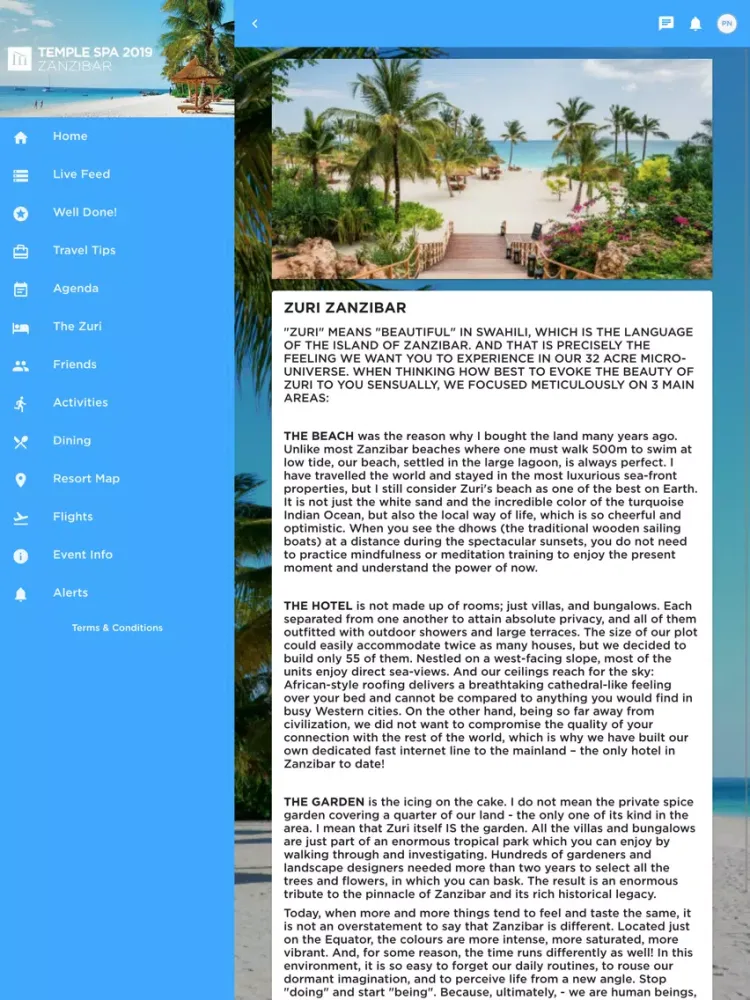 Screenshot di Zanzibar 19 Temple Spa iPad 