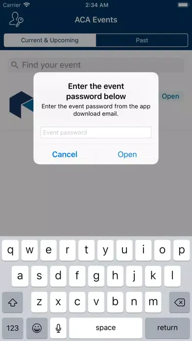 Capturas de pantalla de ACA Events