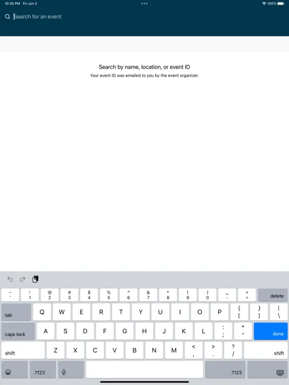 Captures d'écran de Corwin Events iPad 