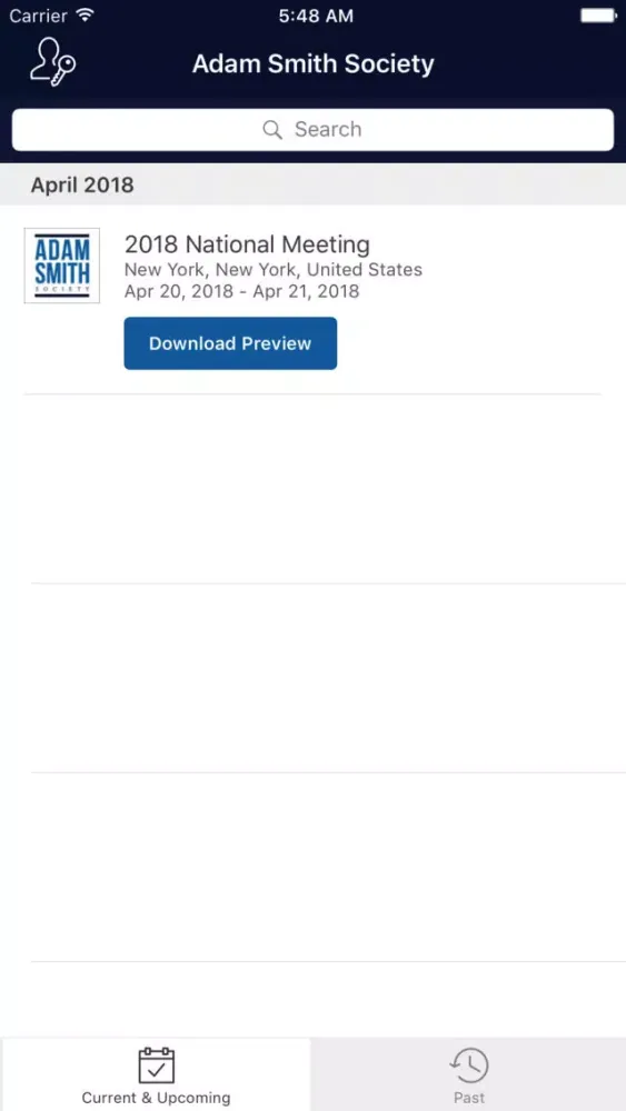 Tangkapan layar Adam Smith Society