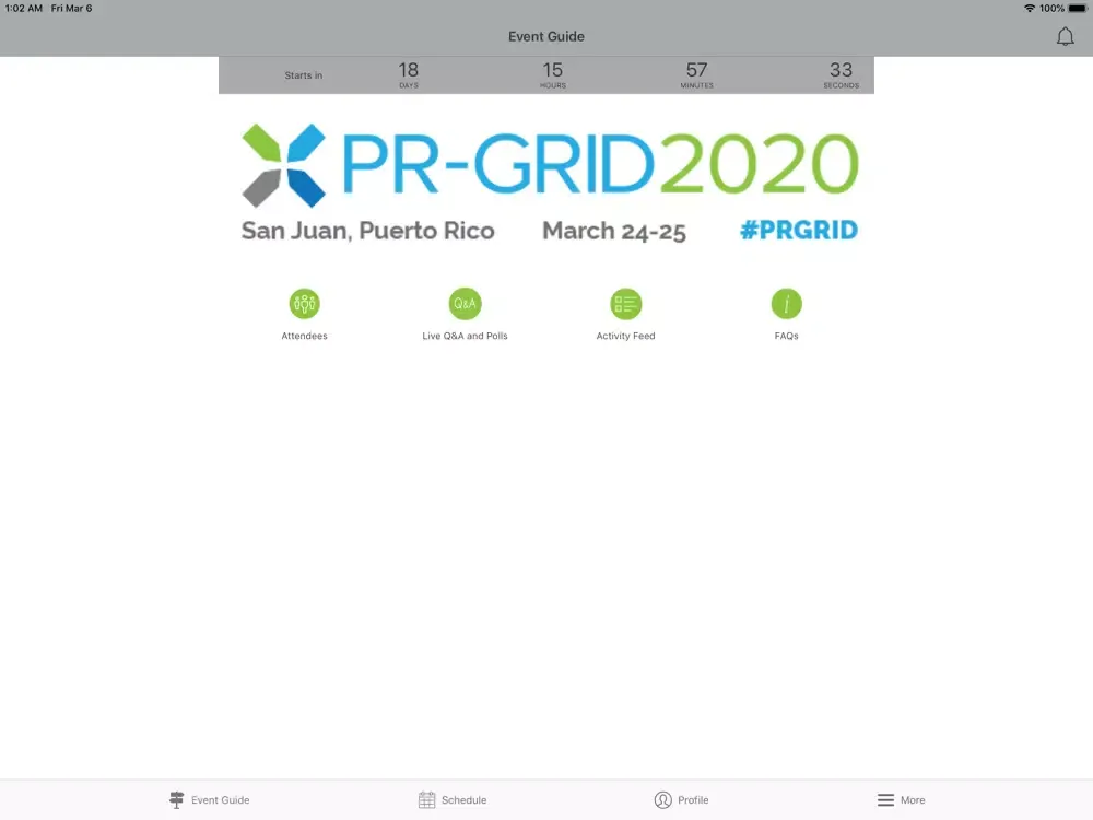 New Energy Events iPad 应用截图