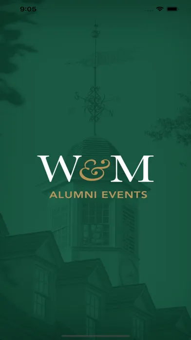 Tangkapan layar William & Mary Alumni Events