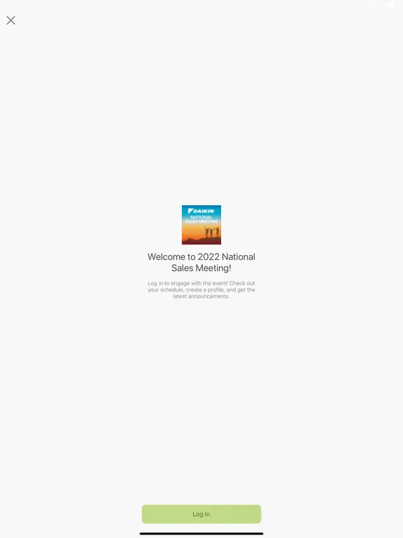 Daikin Meetings & Events iPad  स्क्रीनशॉट