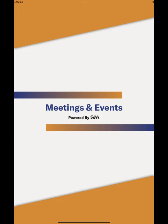 Скриншоты SIAA Events & Meetings iPad 