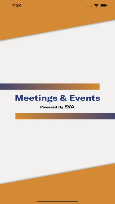 Скриншоты SIAA Events & Meetings