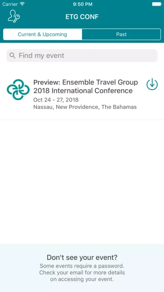 Zrzuty ekranu Ensemble Conference