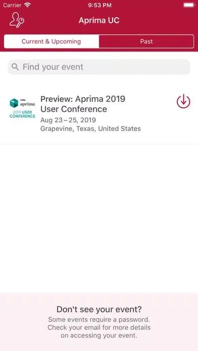 Aprima User Conference স্ক্রিনশট