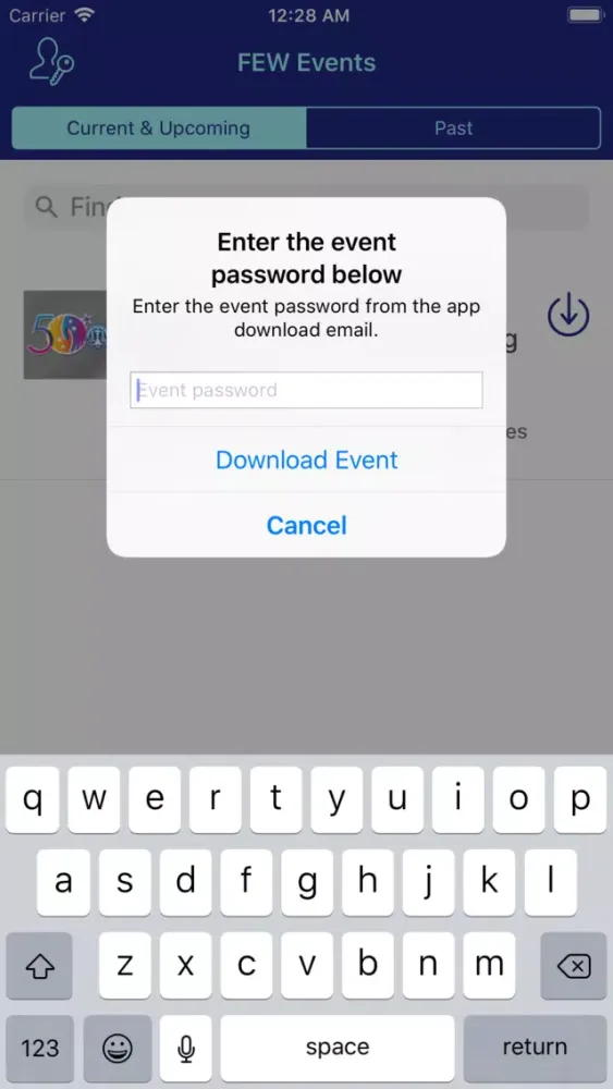 FEW's Event Center应用截图