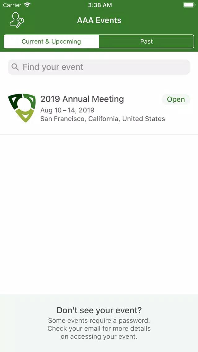 American Accounting Assn Event স্ক্রিনশট