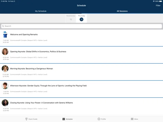 Screenshot di SimmonsLEADS iPad 
