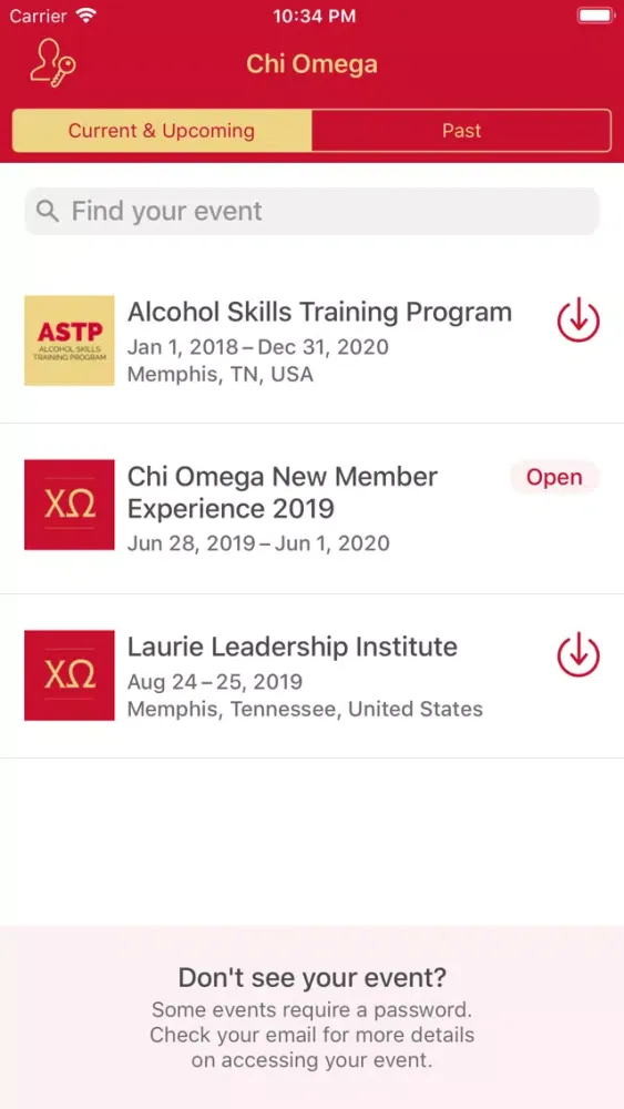 Capturas de pantalla de Chi Omega Fraternity