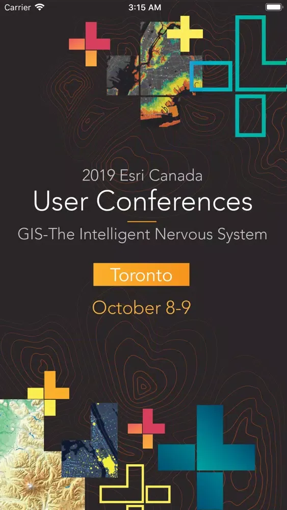 Esri Canada Events Screenshots