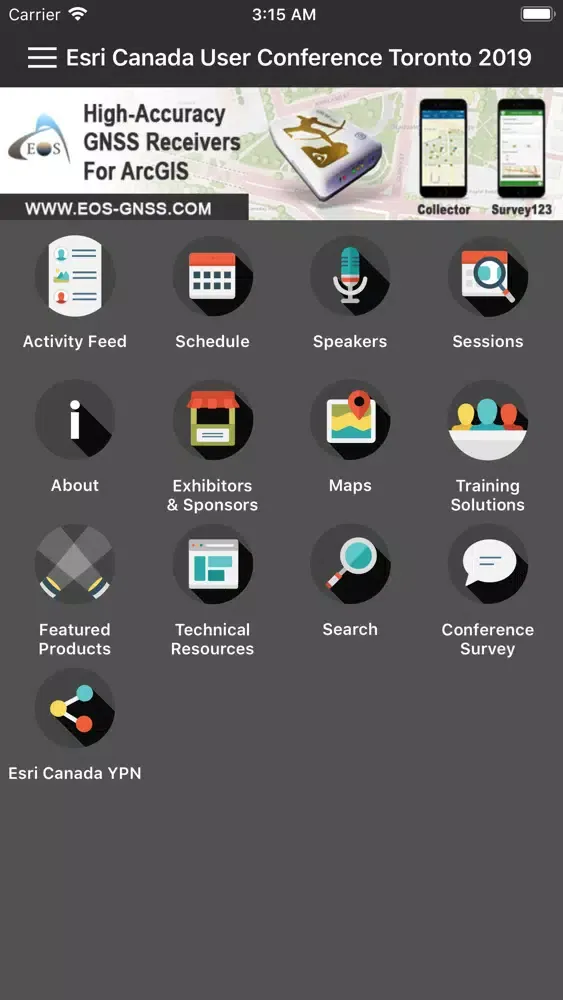 Esri Canada Events Screenshots