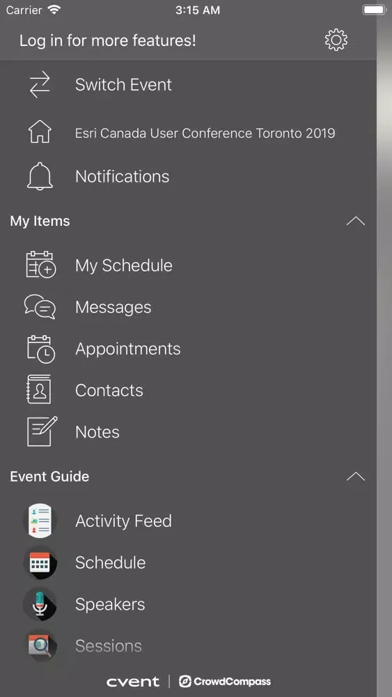Esri Canada Events Screenshots