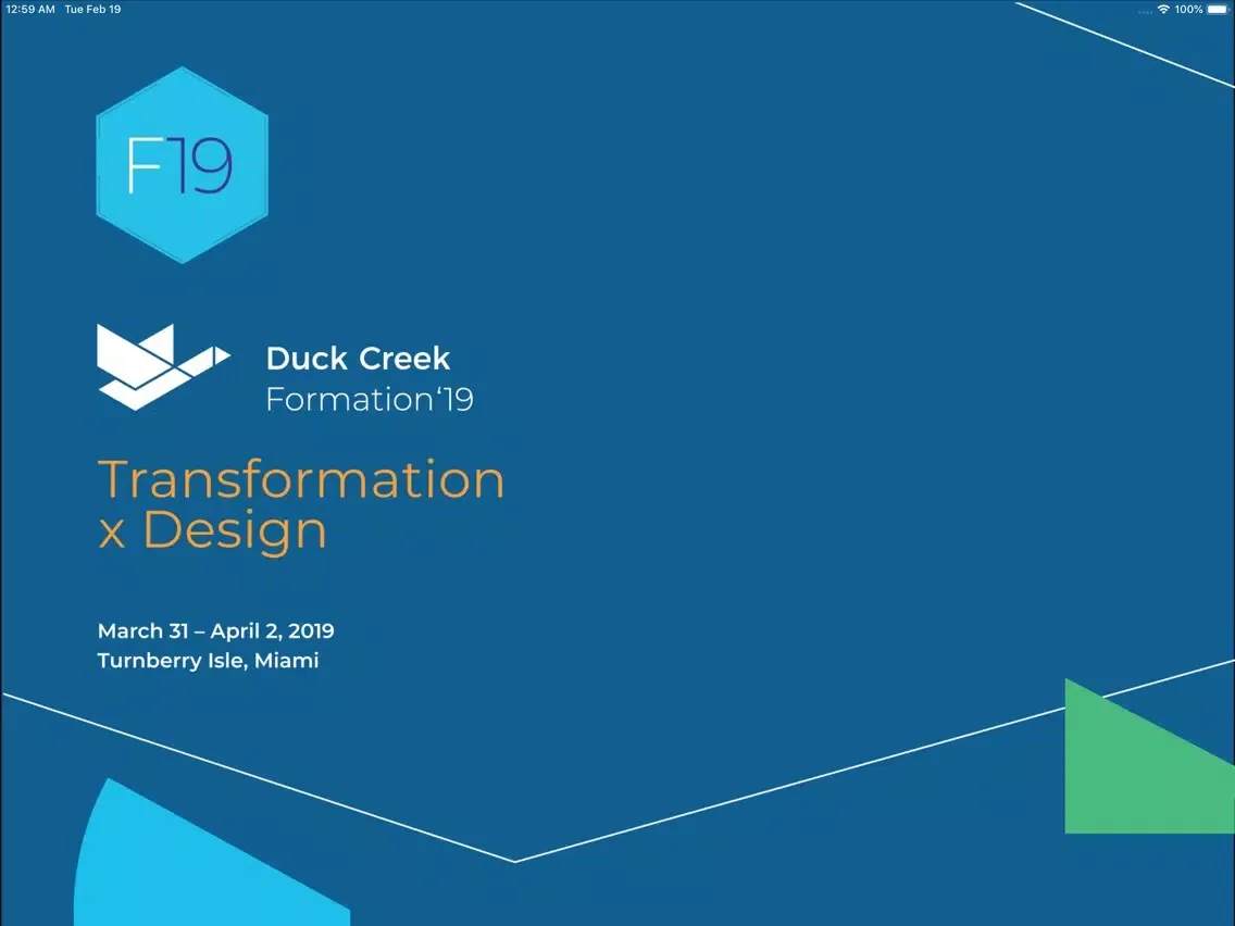Duck Creek Formation '19 iPad 應用截圖
