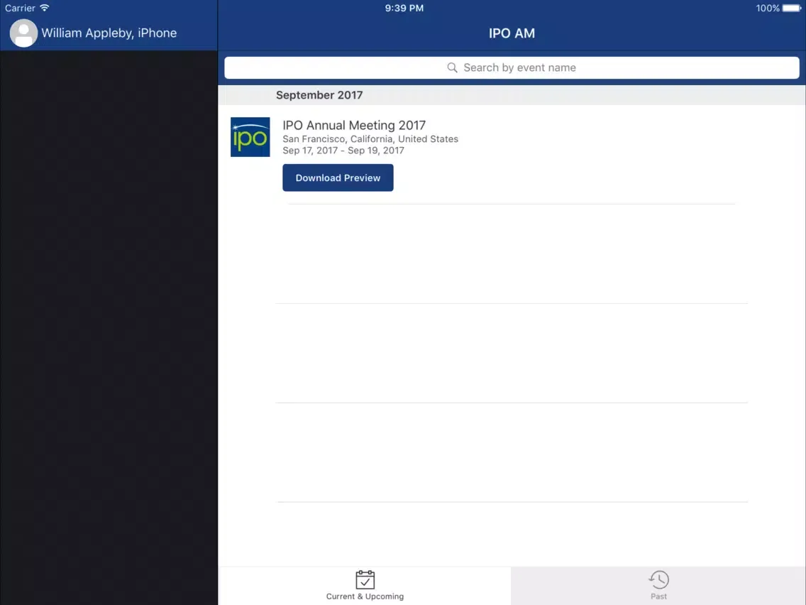 صور IPO Annual Meeting App iPad 