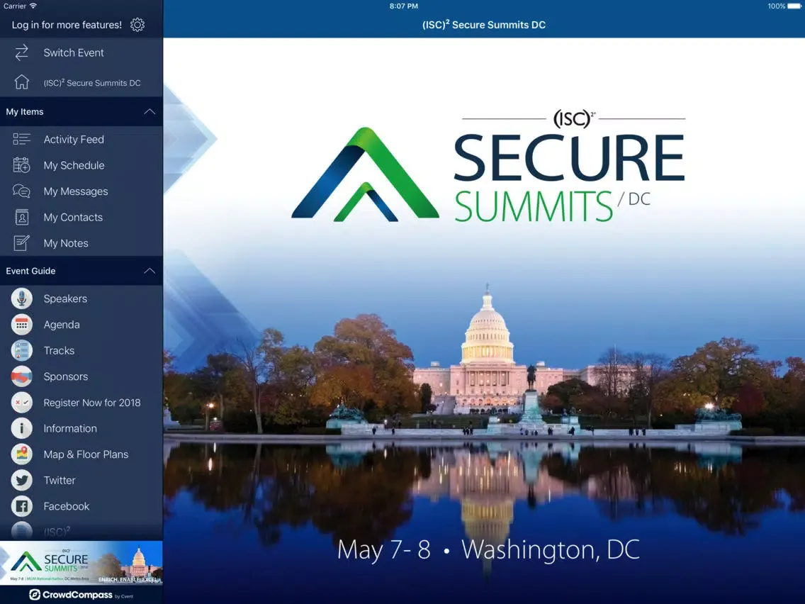 (ISC)² Secure Summits DC iPad  سکرین شاٹس