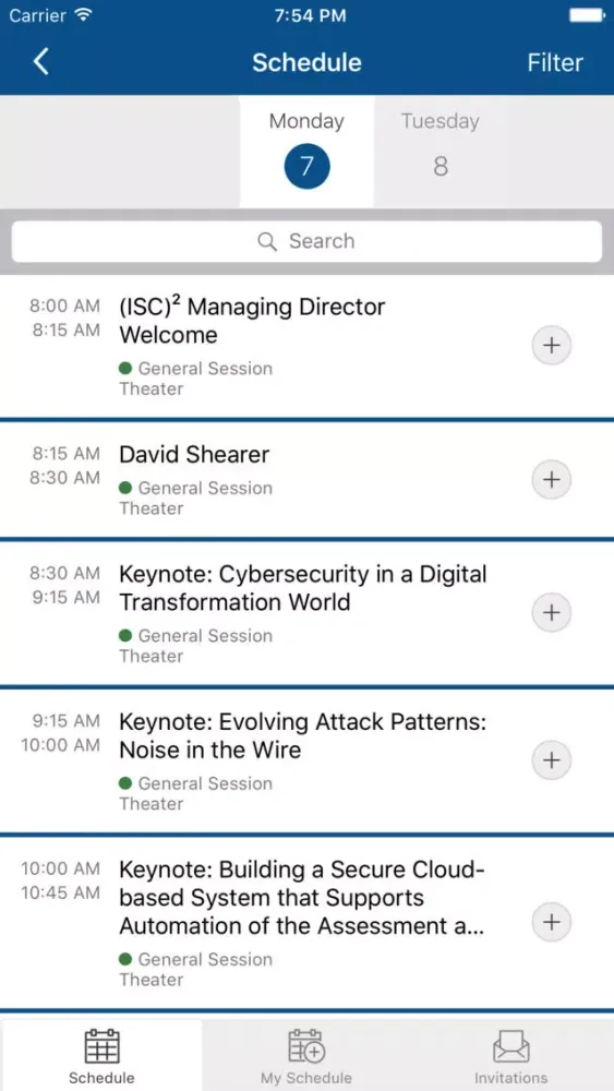 (ISC)² Secure Summits DC سکرین شاٹس