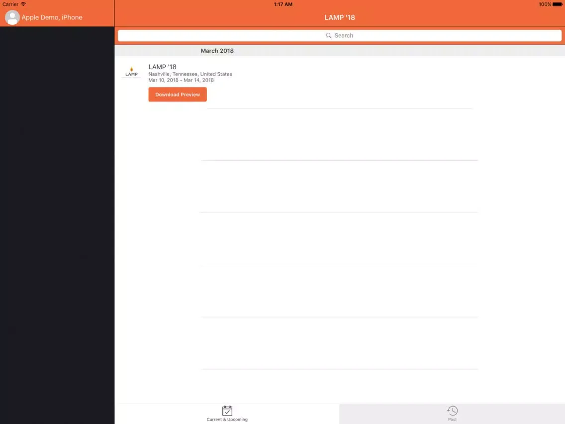 LAMP 2018 iPad  سکرین شاٹس