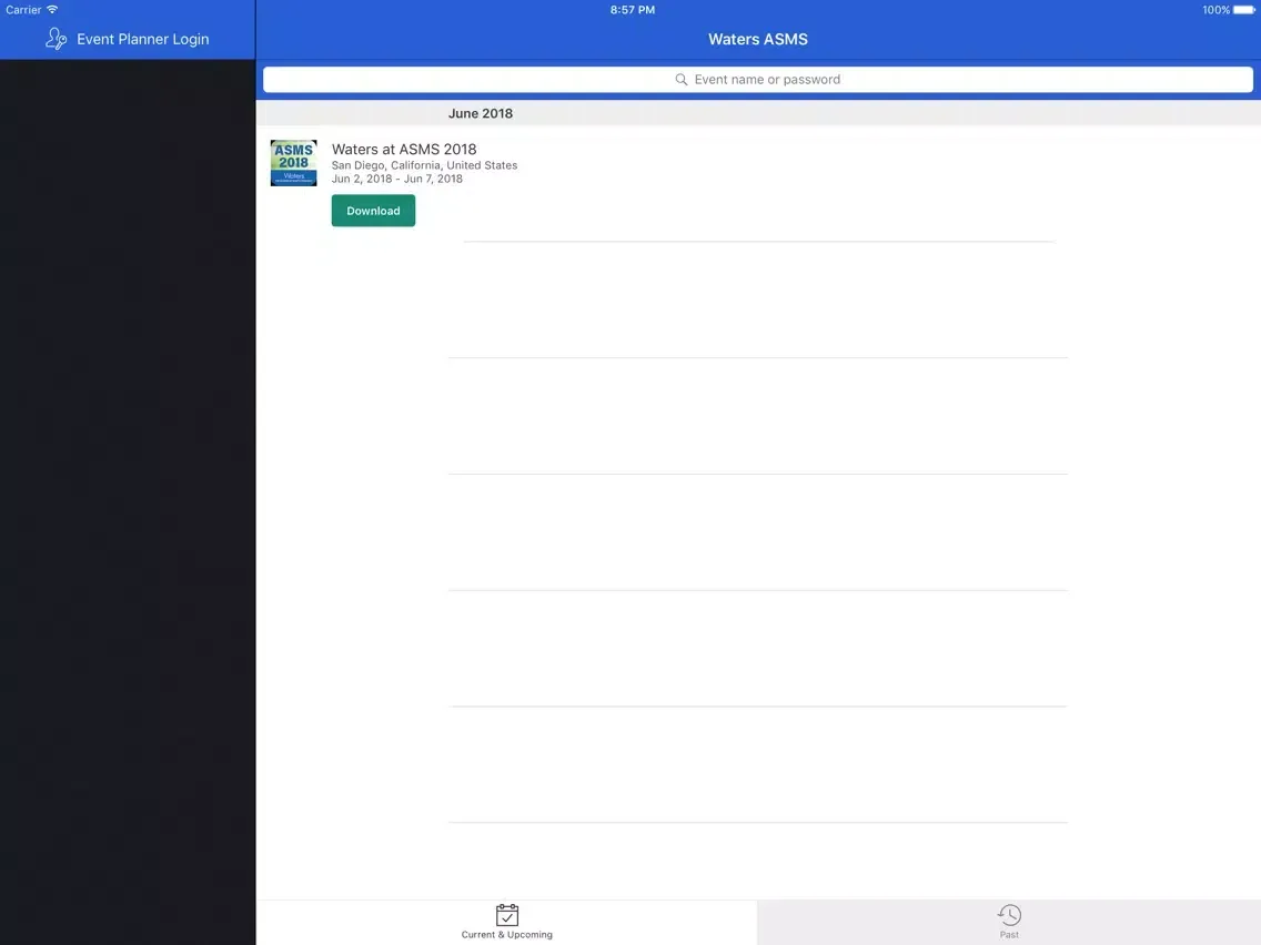 Waters at ASMS 2018 iPad 应用截图