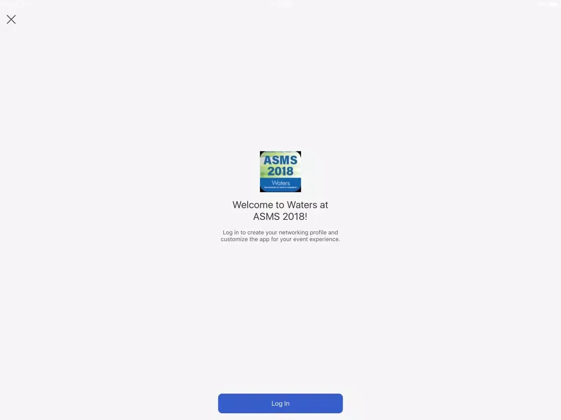 Waters at ASMS 2018 iPad 应用截图