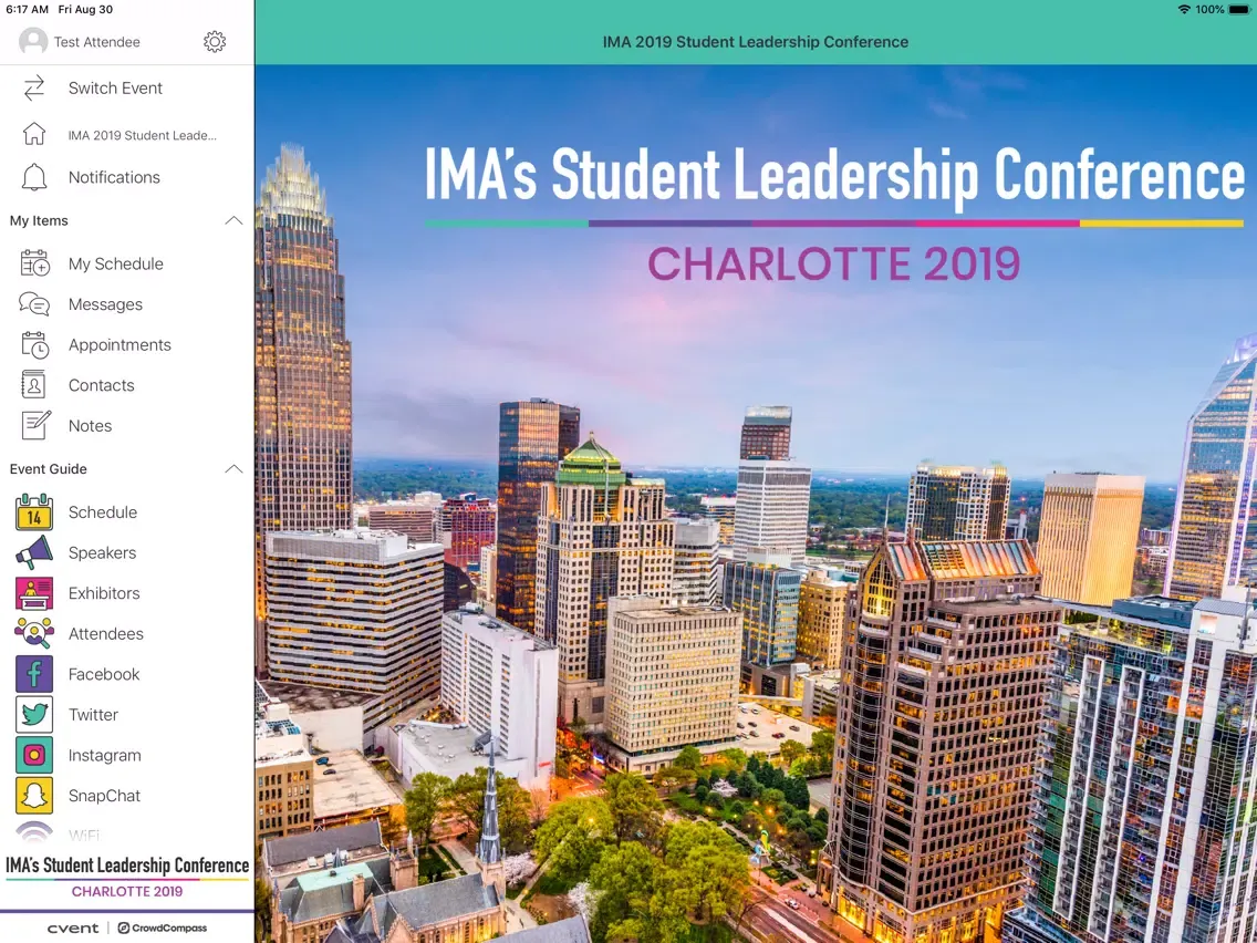 Скриншоты IMA Conferences iPad 