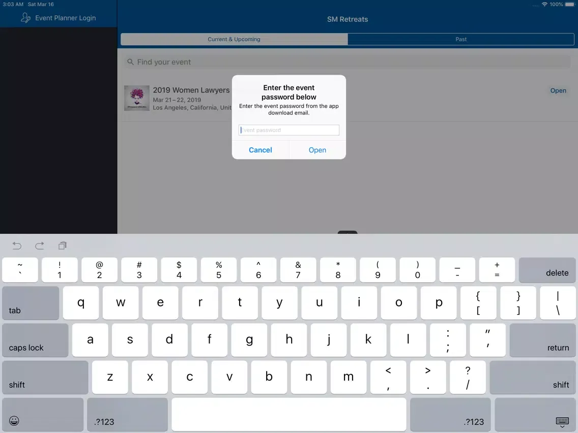 Zrzuty ekranu Sheppard Mullin iPad 