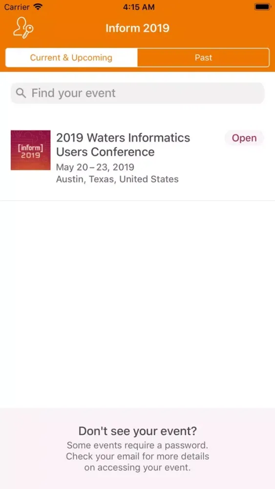 Zrzuty ekranu Waters Informatics Users Conf