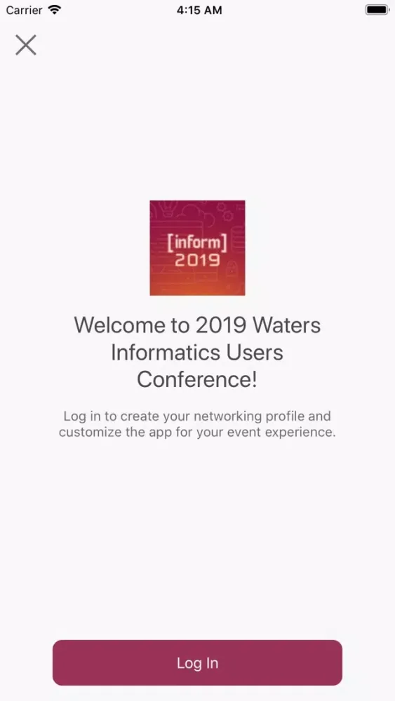 Zrzuty ekranu Waters Informatics Users Conf