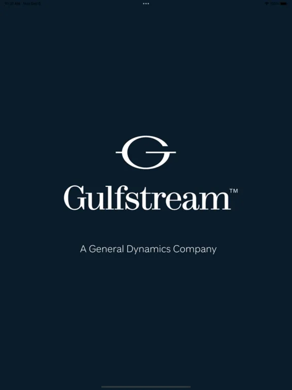 Ảnh chụp màn hình của Gulfstream Events iPad 