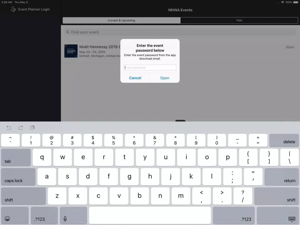 Moët Hennessy Events iPad  Ekran Görüntüleri