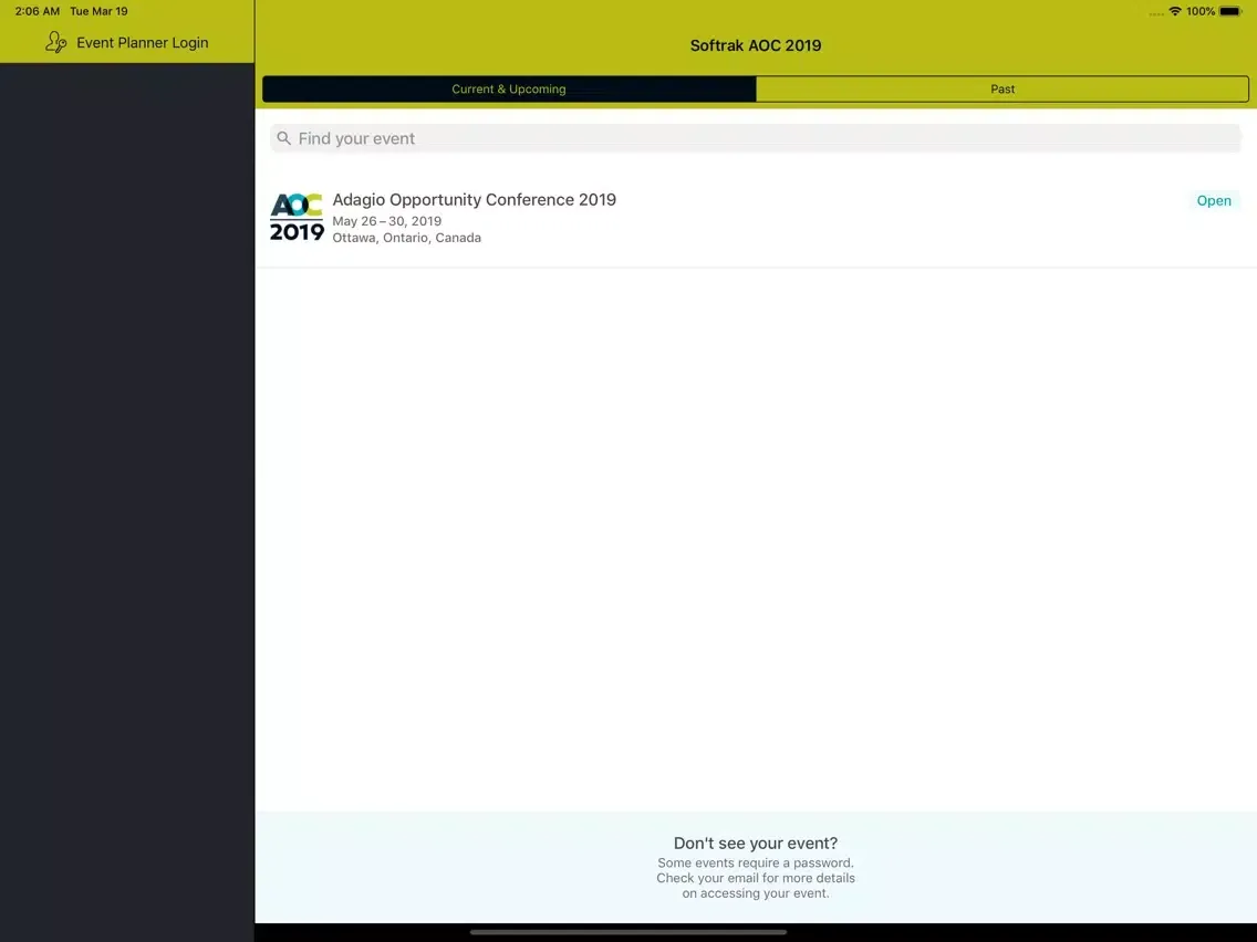 Softrak AOC 2019 iPad  스크린샷