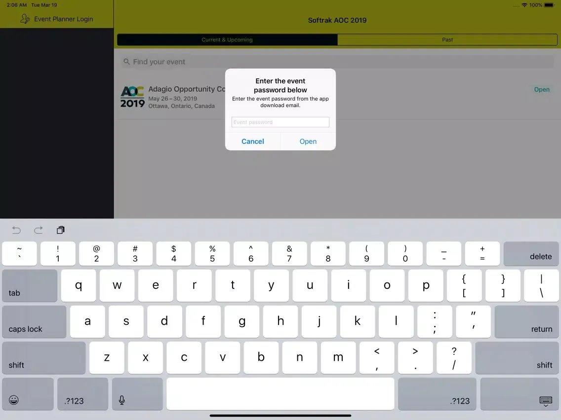 Softrak AOC 2019 iPad  스크린샷