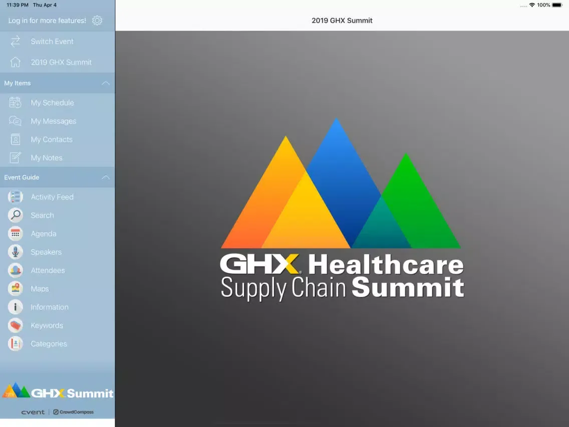 Скриншоты GHX Summit iPad 