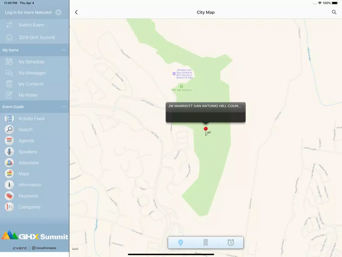 Скриншоты GHX Summit iPad 