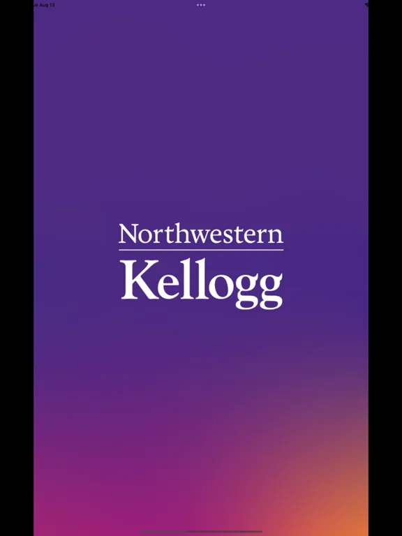 Screenshot di Kellogg School of Management iPad 
