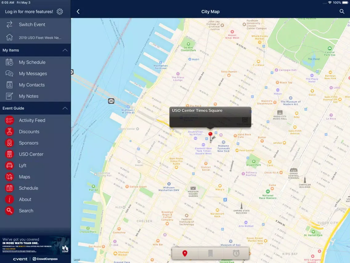 تصاویر USO FLEET WEEK NEW YORK iPad 