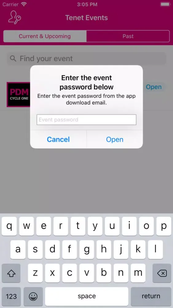 Captures d'écran de Tenet Group Events