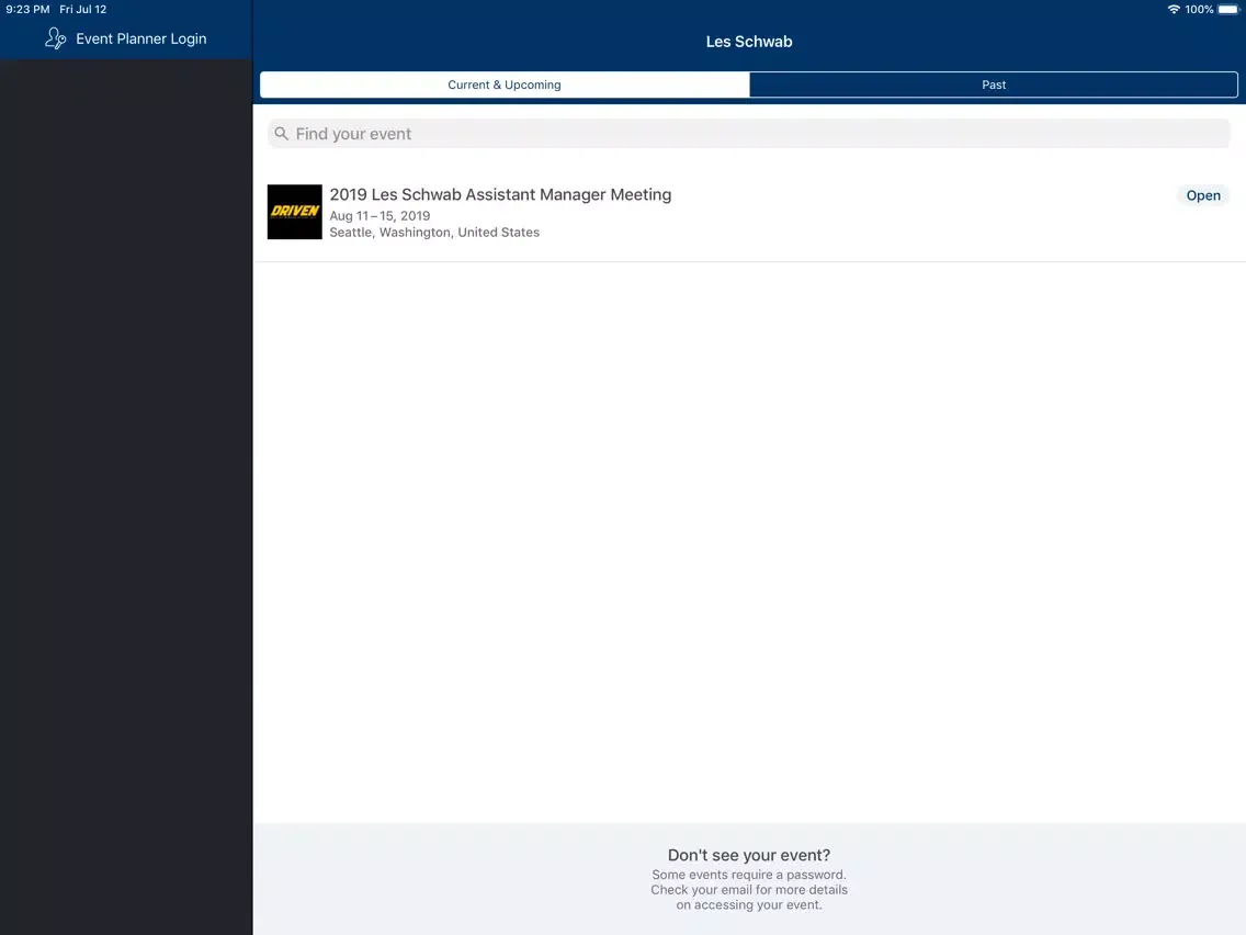 Les Schwab Annual Meetings iPad  Screenshots