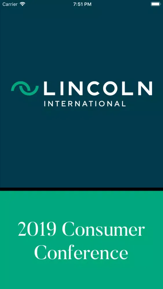 Tangkapan skrin Lincoln International Events