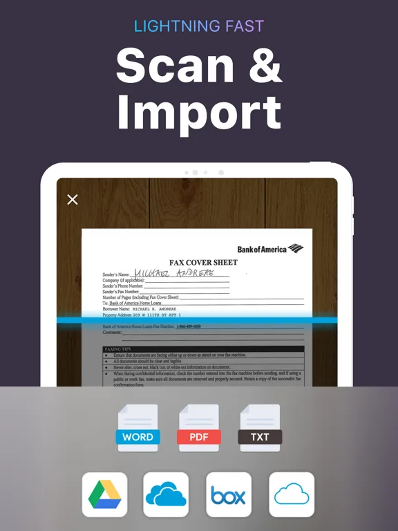 iFax App Send Fax From iPhone iPad 应用截图