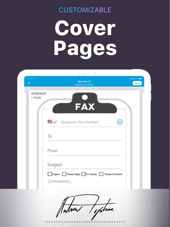 iFax App Send Fax From iPhone iPad 应用截图