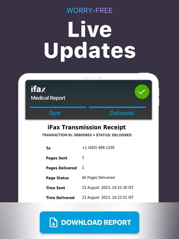 iFax App Send Fax From iPhone iPad 应用截图