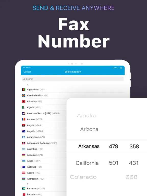 iFax App Send Fax From iPhone iPad 应用截图