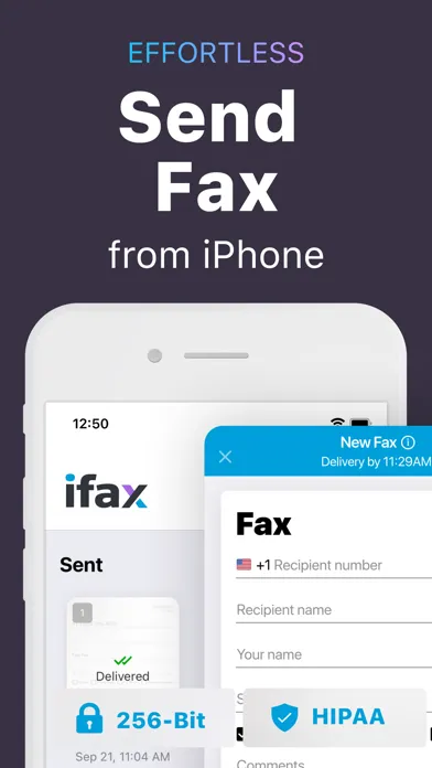 iFax App Send Fax From iPhone应用截图