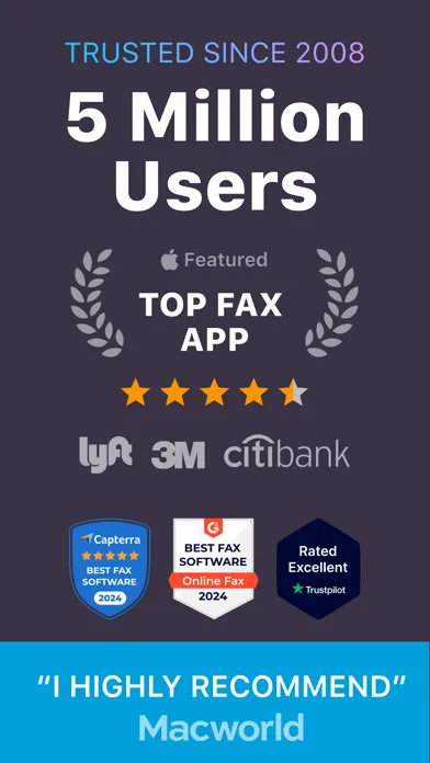 iFax App Send Fax From iPhone应用截图