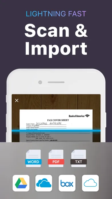iFax App Send Fax From iPhone应用截图