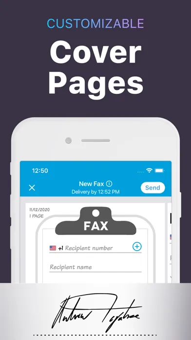 iFax App Send Fax From iPhone应用截图